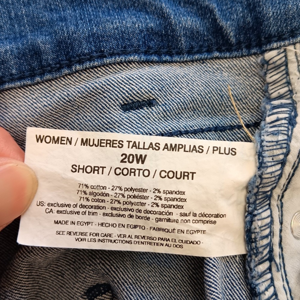 Gloria Vanderbilt Amanda Classic Tapered Jeans Womens 20W Short Medium Wash Blue - Picture 5 of 15